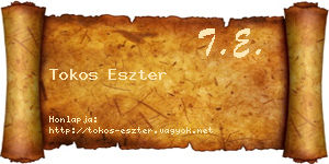 Tokos Eszter névjegykártya